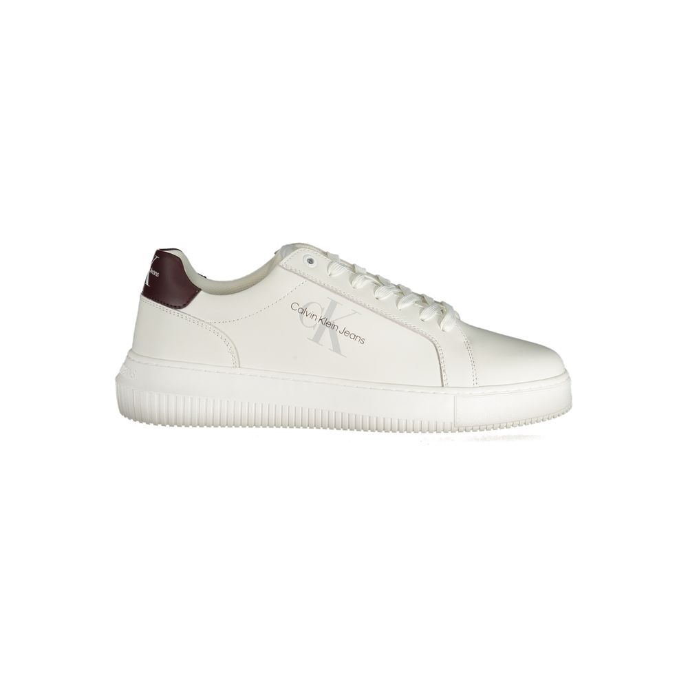 Calvin Klein White Polyester Sneaker