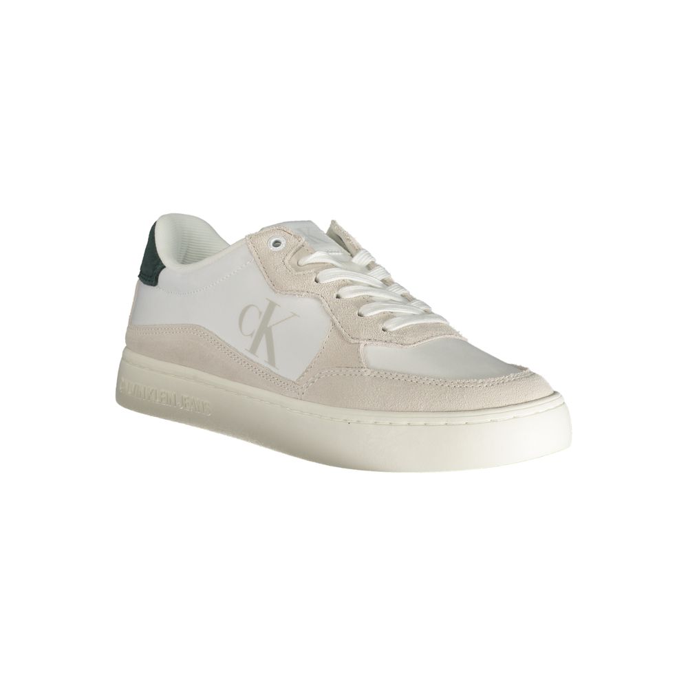 Calvin Klein White Leather Men Sneaker