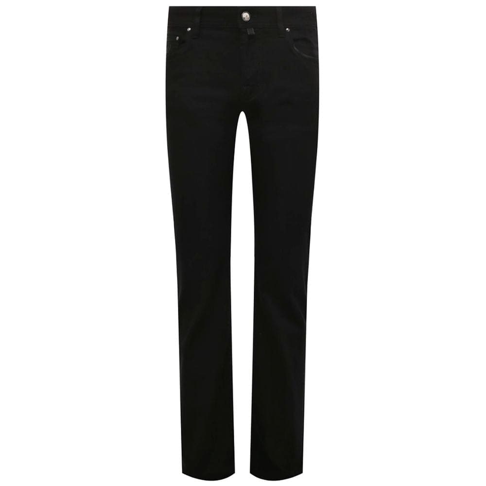 Jacob Cohen Black Cotton Jeans & Pant