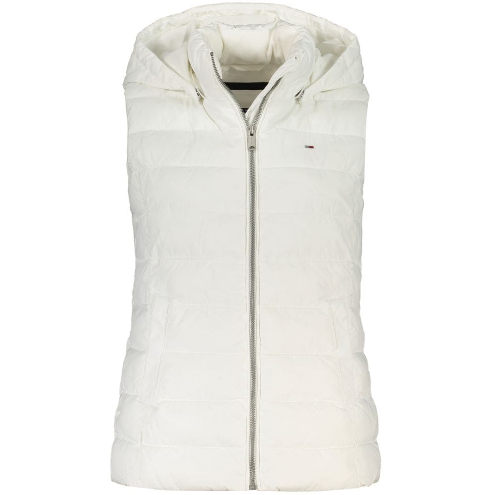 Tommy Hilfiger White Polyester Women Jacket