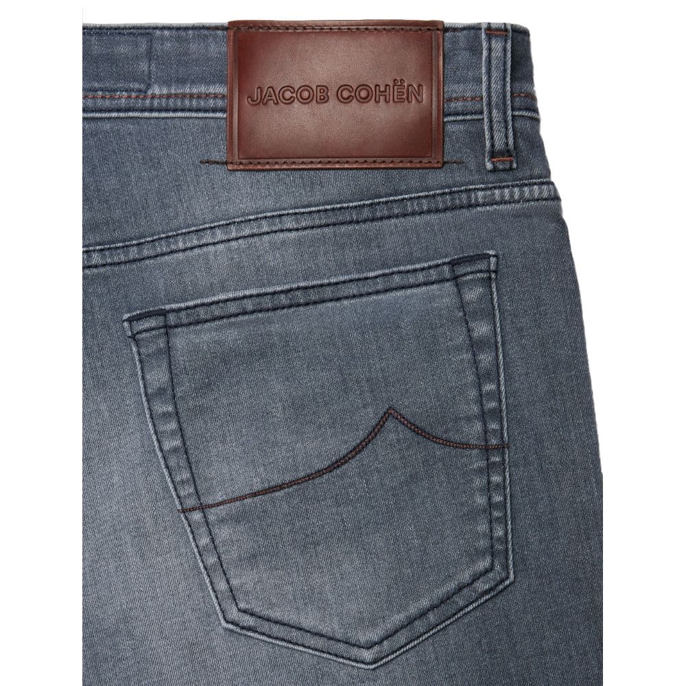 Jacob Cohen Blue Cotton Men Jeans