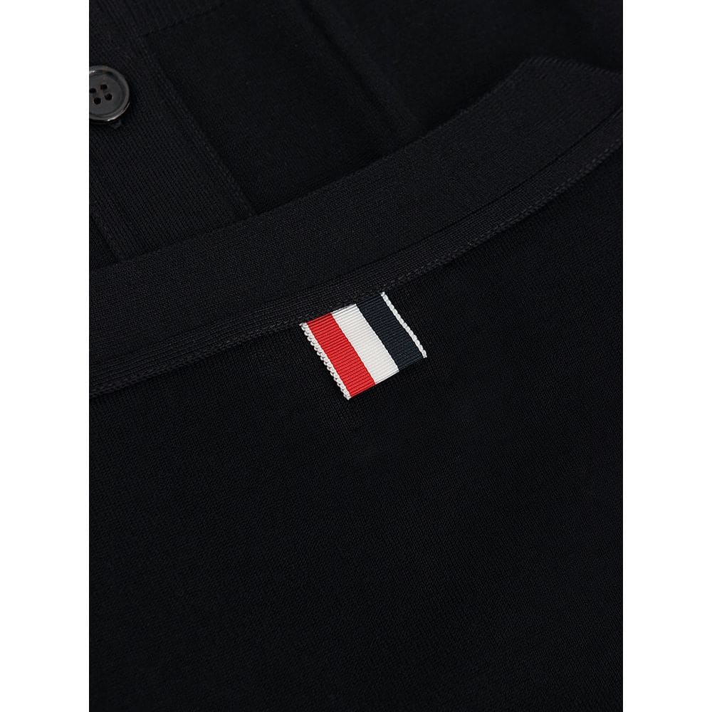 Thom Browne Black Wool Cardigan