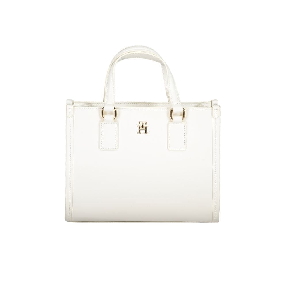 Tommy Hilfiger White Polyethylene Handbag