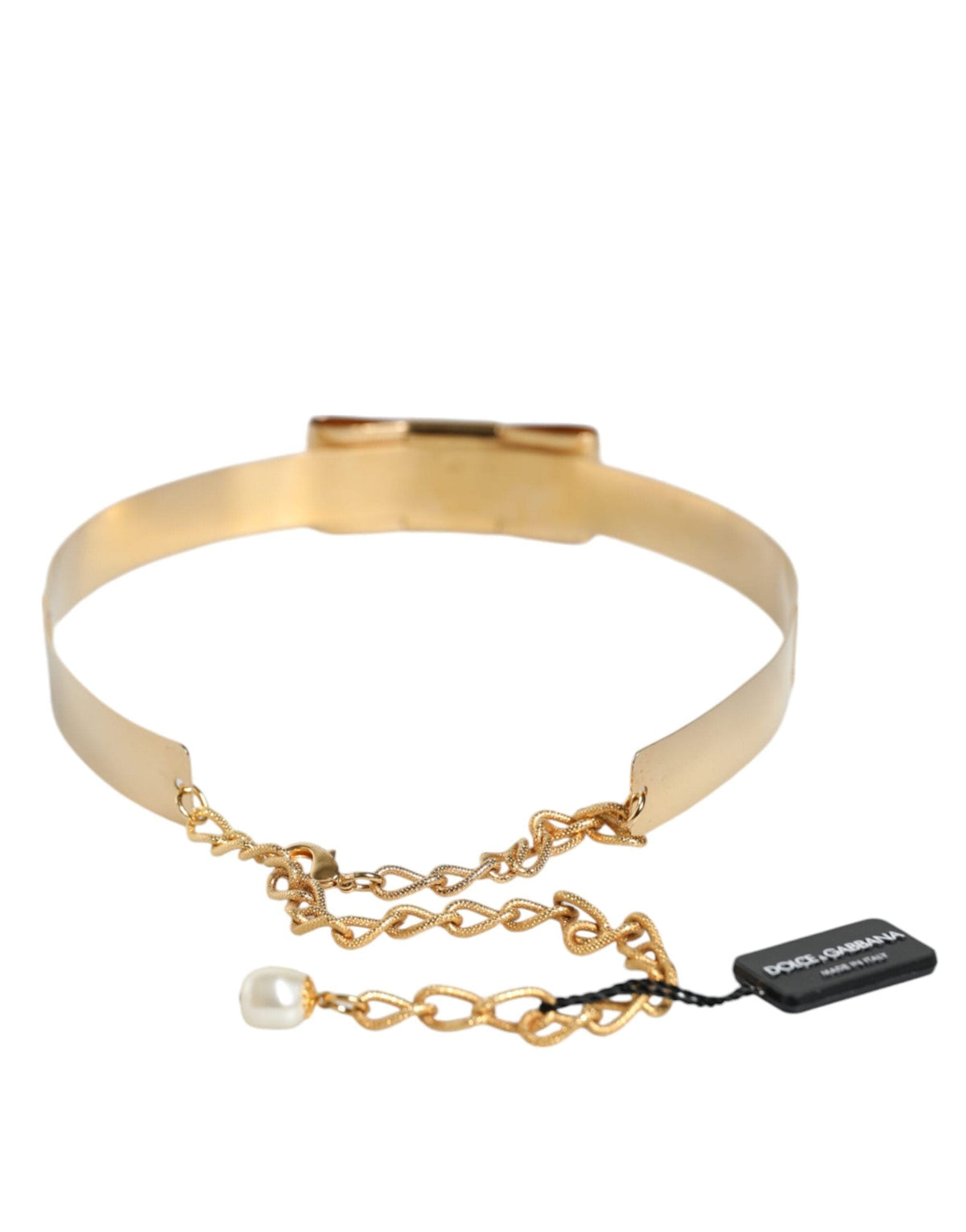 Dolce & Gabbana Gold Brass Adjustable Women Waist Chain Belt