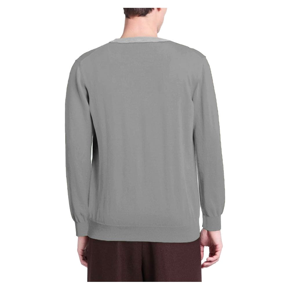 Alpha Studio Gray Wool Sweater