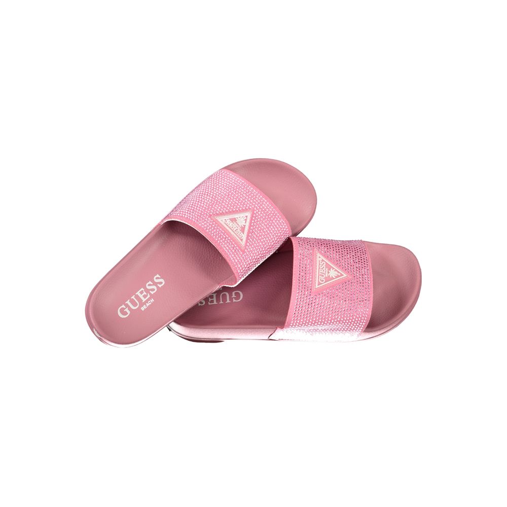 Guess Jeans Pink Polyester Sandal