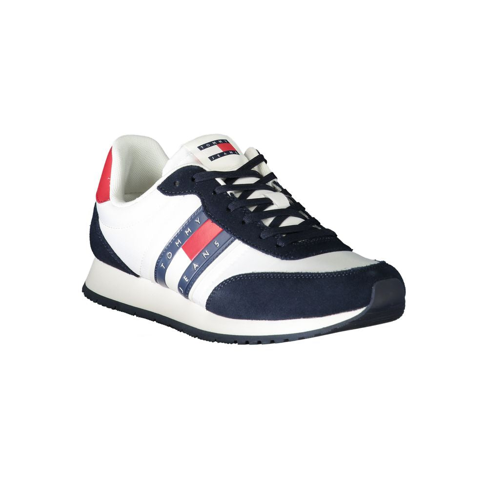 Tommy Hilfiger White Leather Men Sneaker