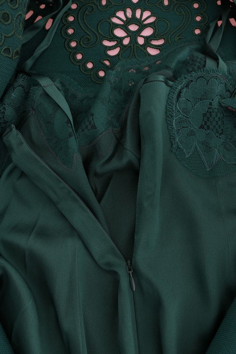 Robe fourreau trapèze verte élégante de Dolce &amp; Gabbana