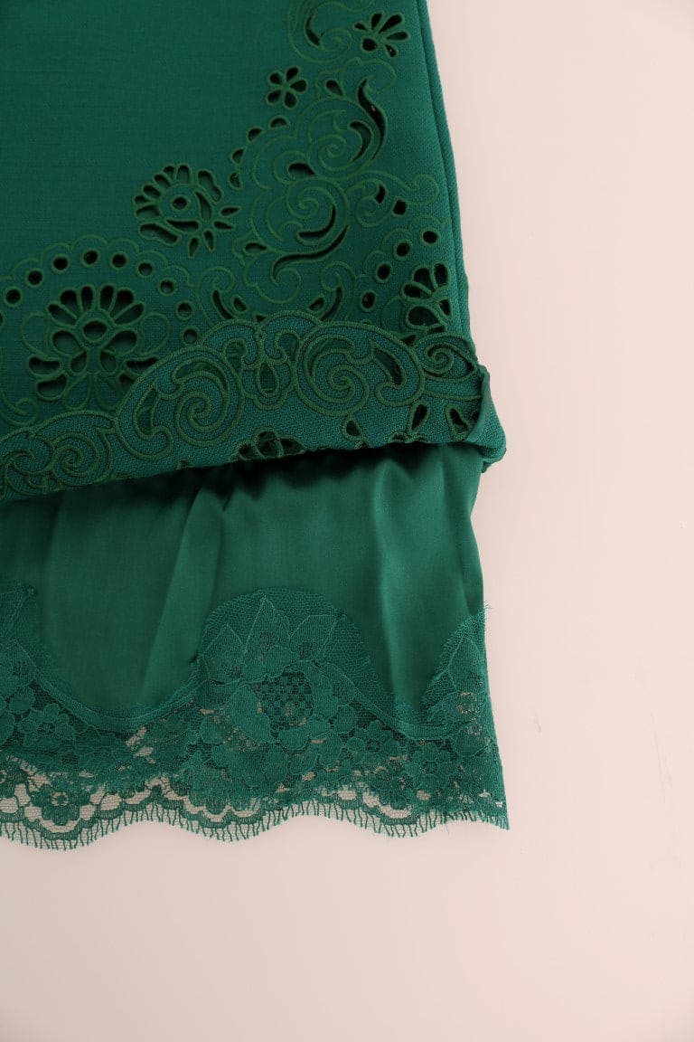 Robe fourreau trapèze verte élégante de Dolce &amp; Gabbana