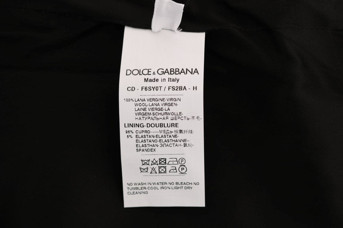 Robe chic en laine à pois sans manches Dolce &amp; Gabbana