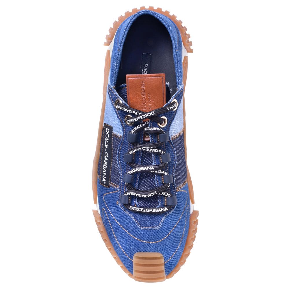 Dolce & Gabbana Blue Cotton Sneaker