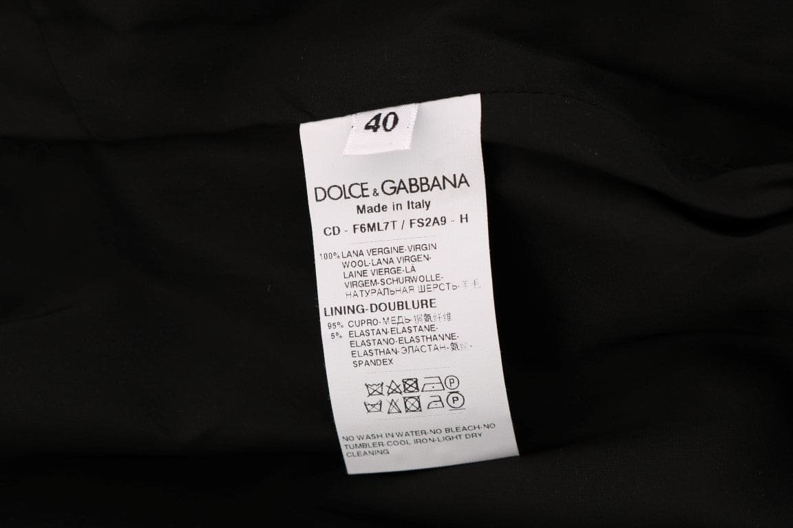 Robe chic en laine à pois Dolce &amp; Gabbana