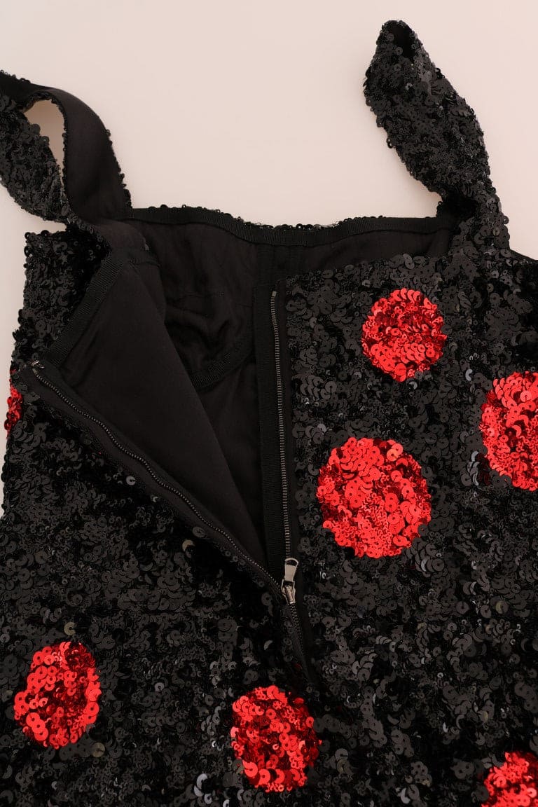 Robe droite élégante à pois Dolce &amp; Gabbana