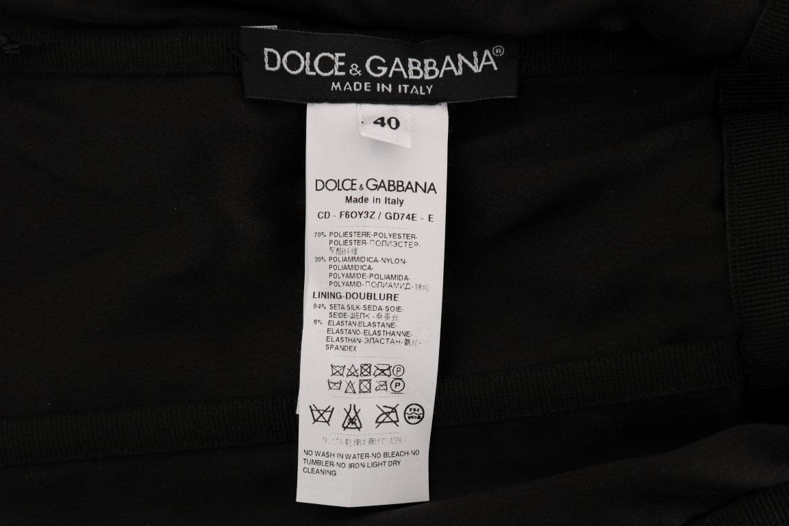 Robe droite élégante à pois Dolce &amp; Gabbana