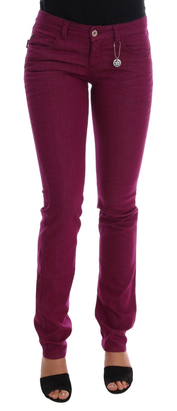 Costume National Élégant Jean Super Slim Violet