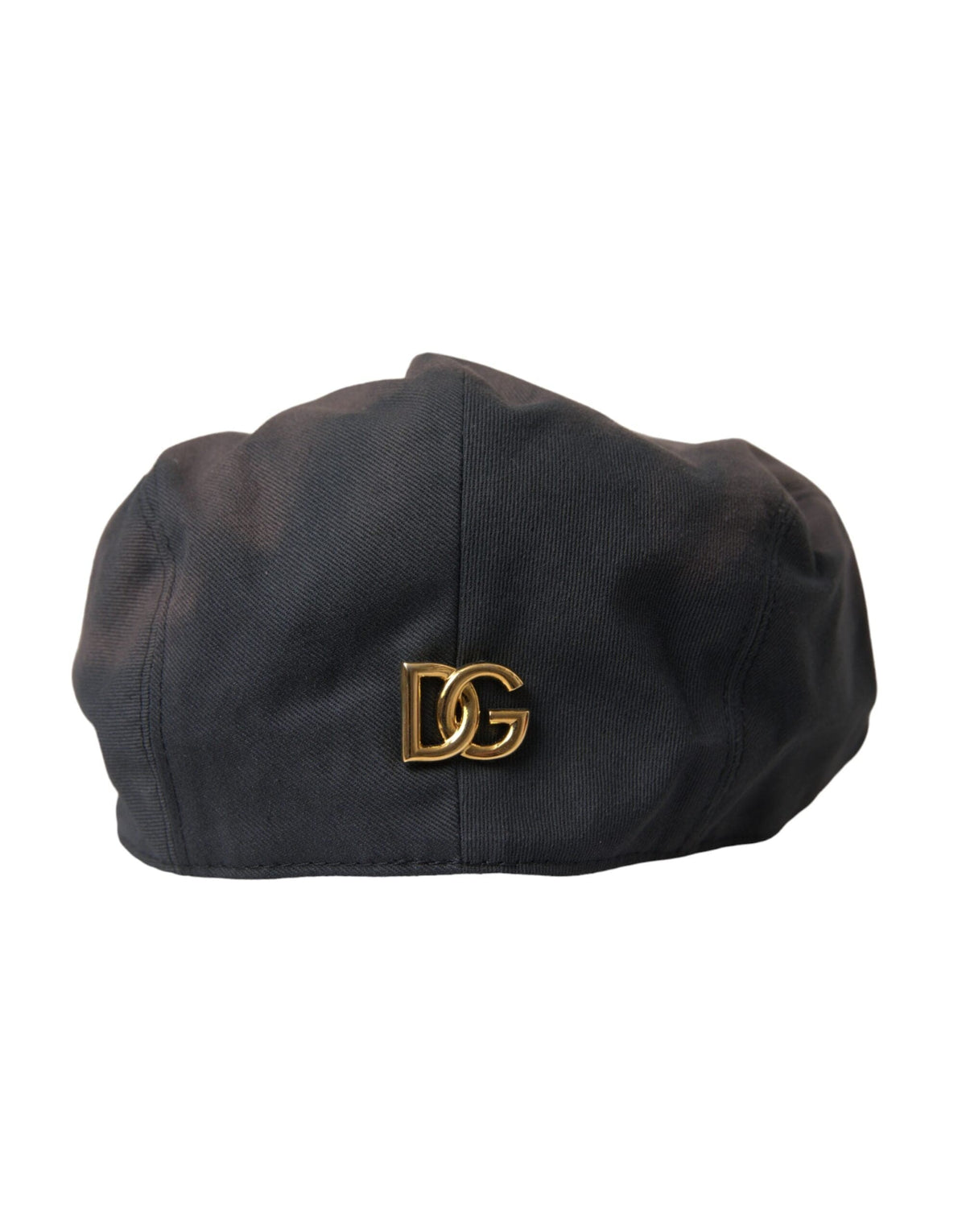 Gorra de vendedor de periódicos de tela de algodón marrón Dolce &amp; Gabbana para hombre