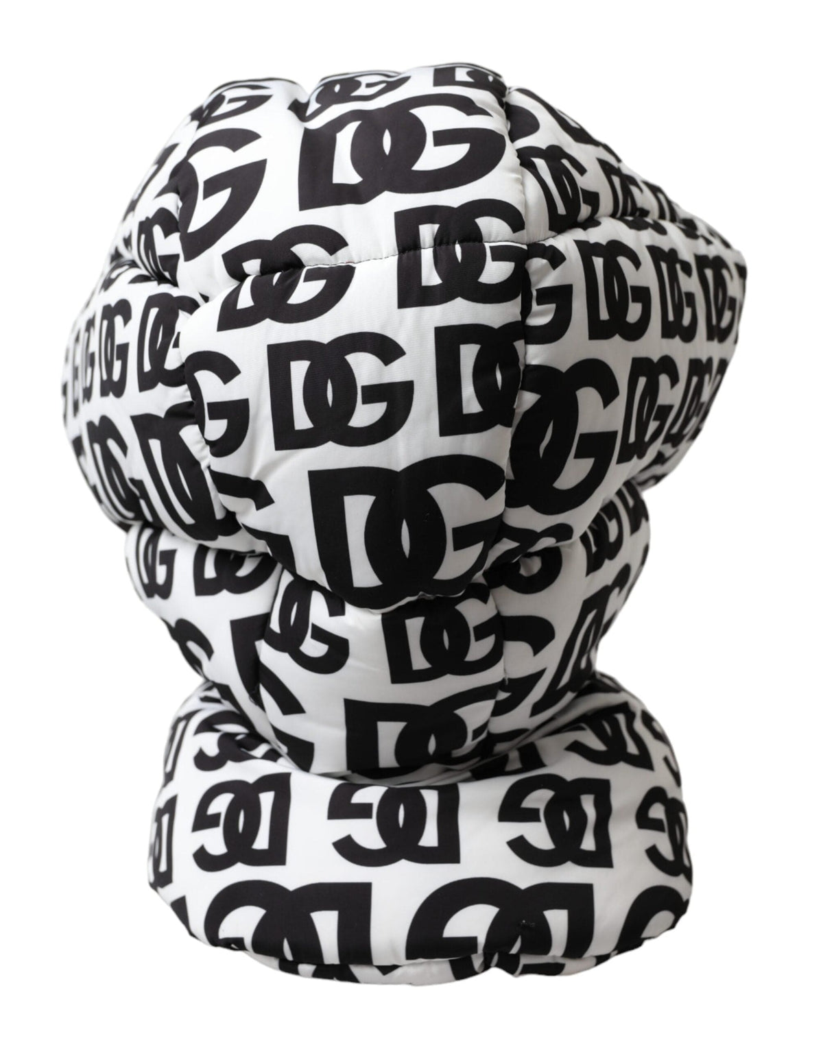 Chapeau enveloppant à logo blanc Dolce &amp; Gabbana pour hommes