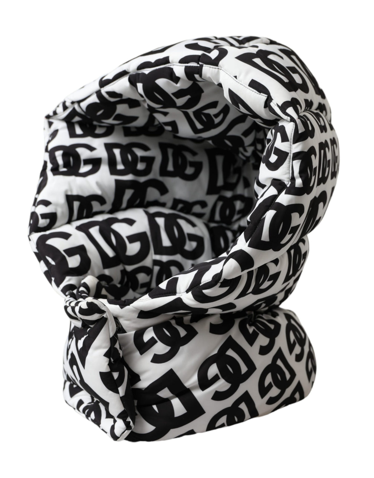 Gorro envolvente con logotipo blanco de Dolce &amp; Gabbana para hombre