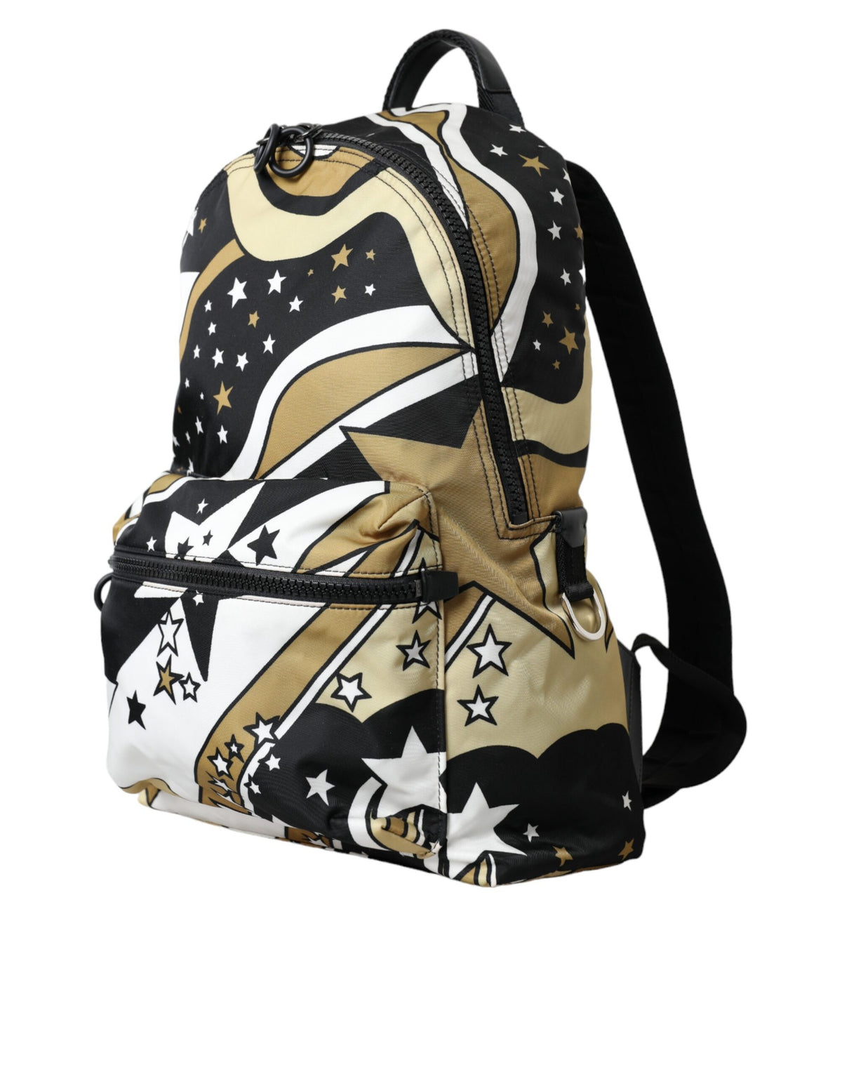 Mochila de nailon con rayas y estrellas multicolores de Dolce &amp; Gabbana para hombre