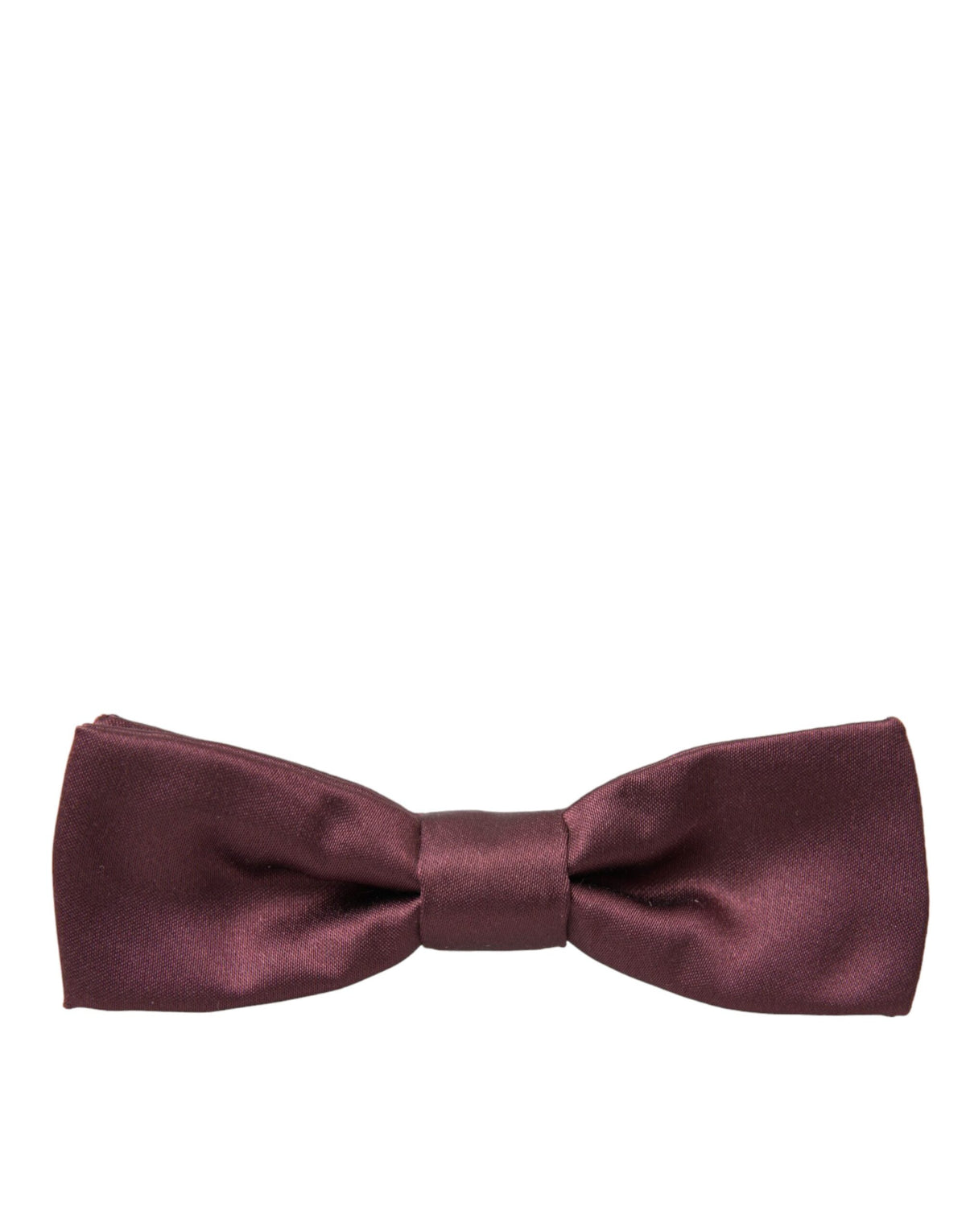 Dolce & Gabbana Brown Silk Adjustable Neck Men Bow Tie