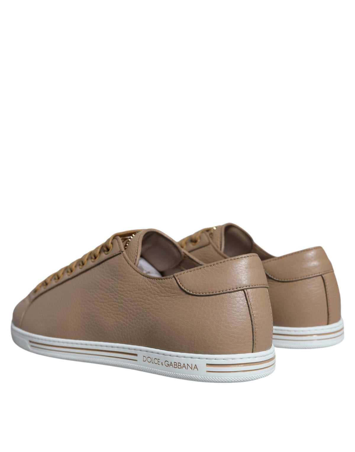 Dolce & Gabbana Brown Low Top Men Saint Tropez Sneakers Shoes