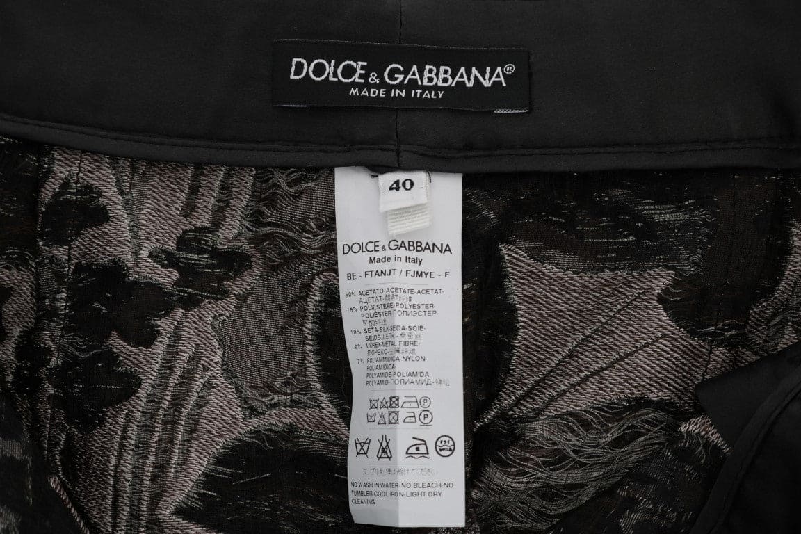 Short taille haute en brocart élégant Dolce &amp; Gabbana