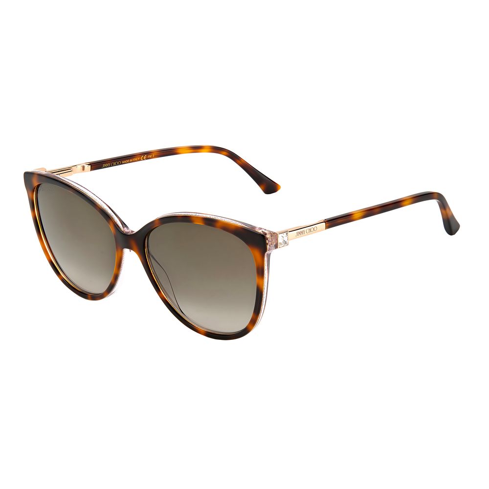 Jimmy Choo Brown Acetate Sunglasses