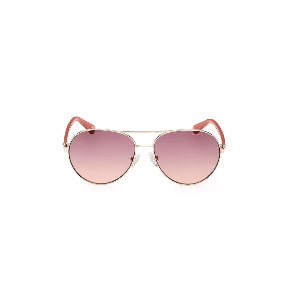 Guess Gold Metal Sunglasses