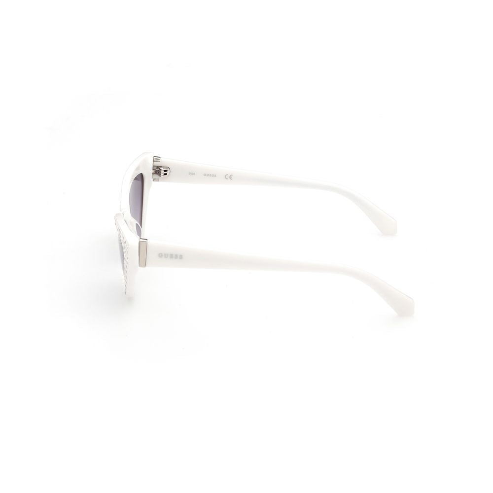 Guess White Resin Sunglasses