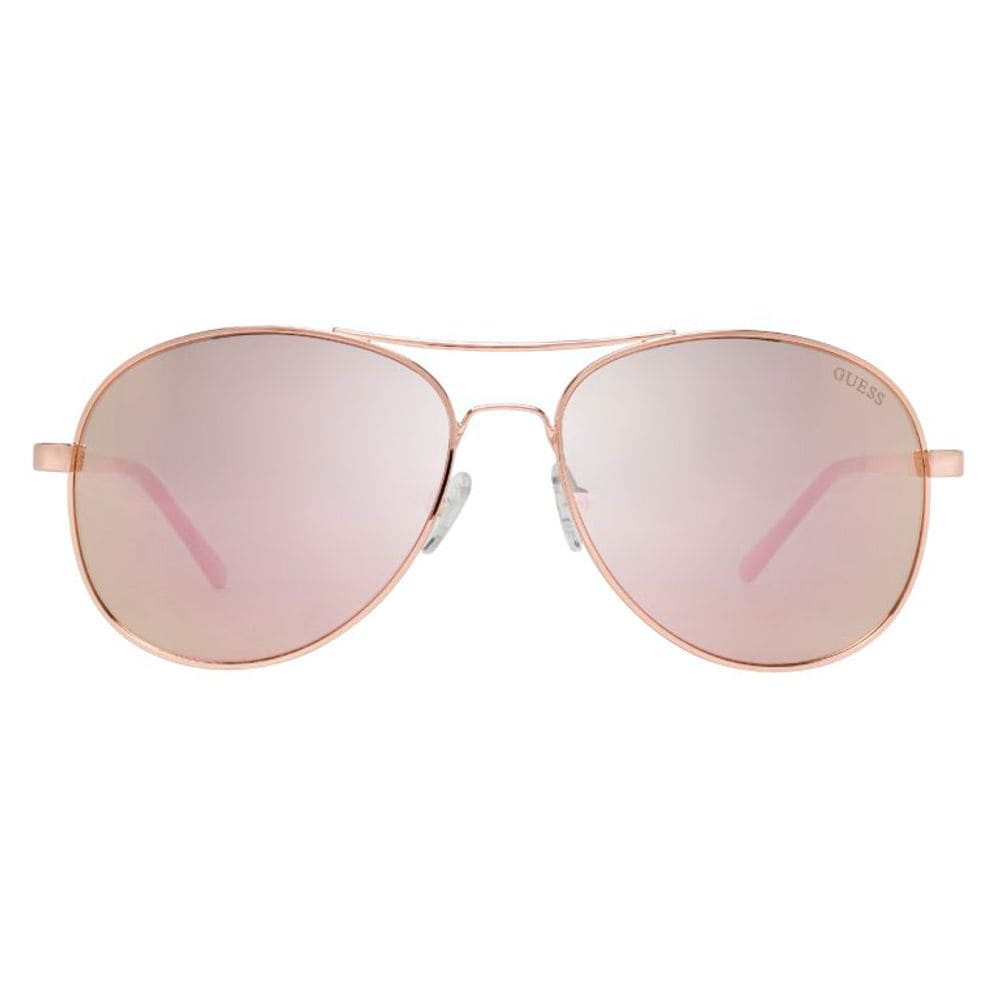 Guess Pink Metal Sunglasses