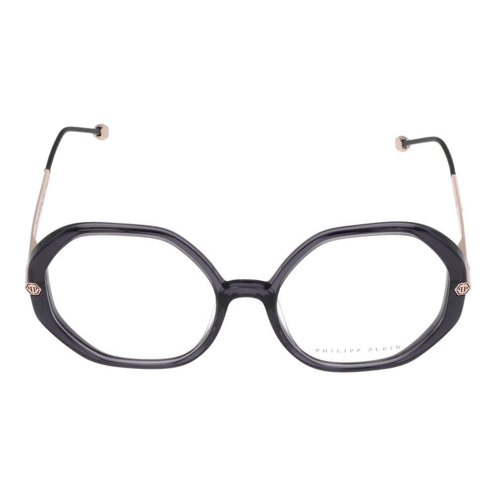 Philipp Plein Gray Cellulose Acetate Glasses (Frames)