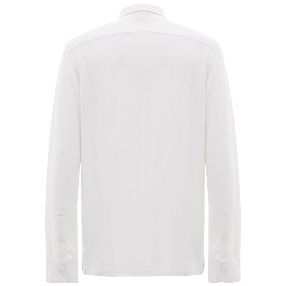 Corneliani White Cotton Shirt