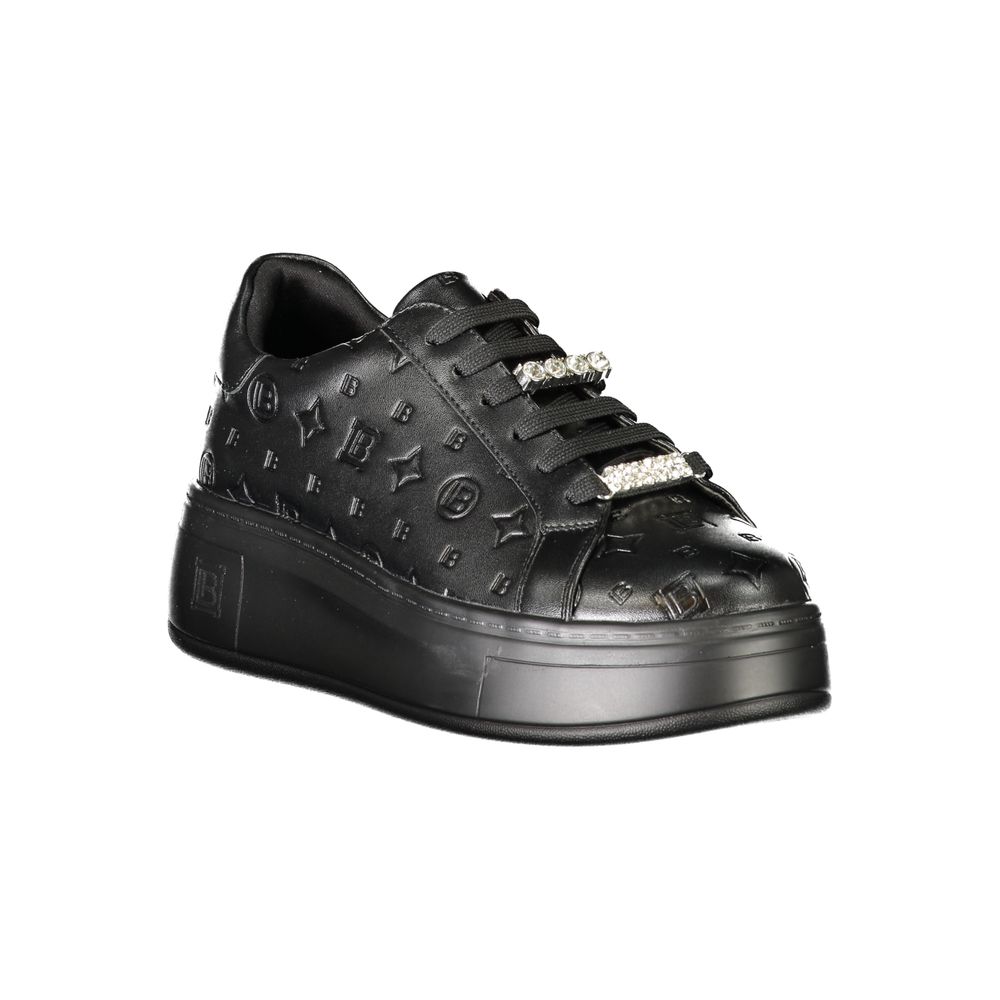 Laura Biagiotti Black Polyester Sneaker