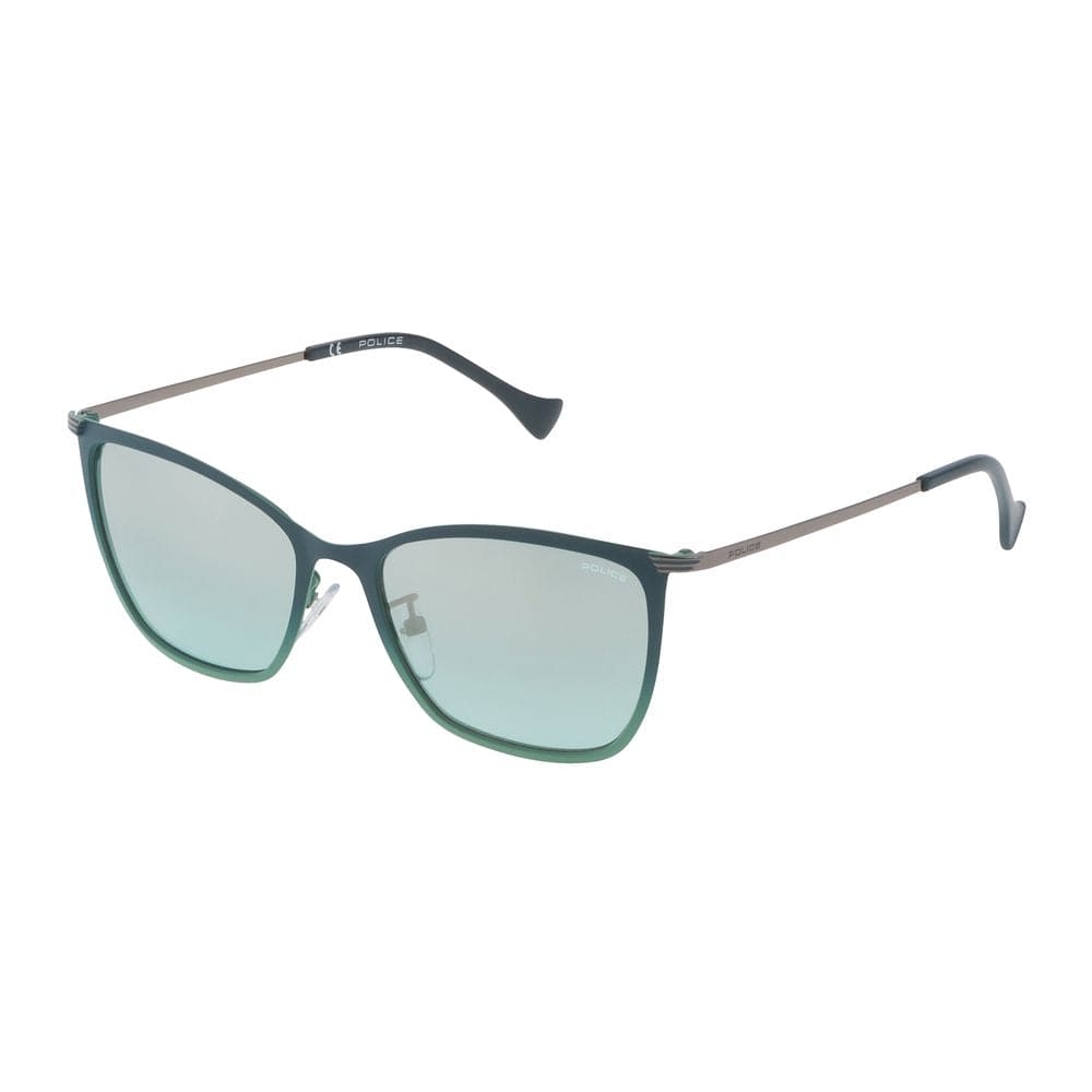 Police Green Metal Sunglasses