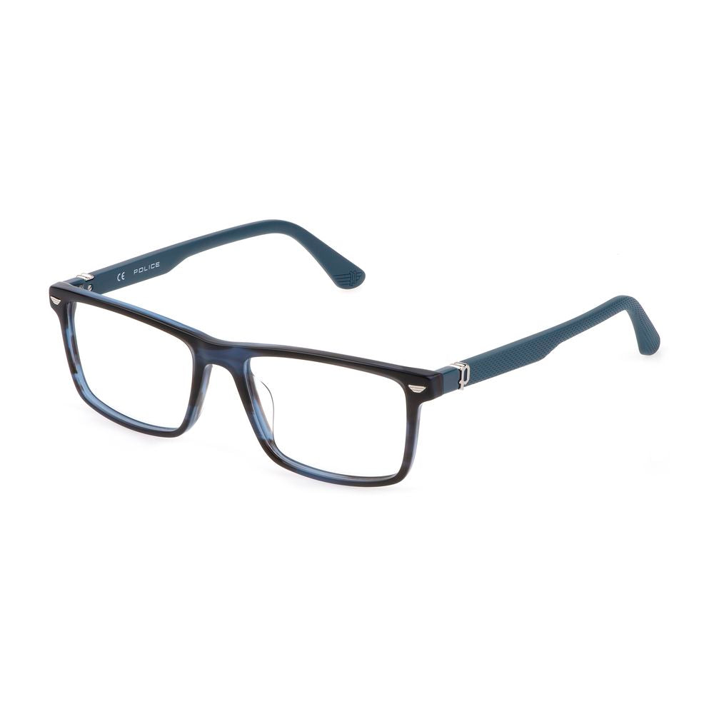 Police Blue Plastic Frames