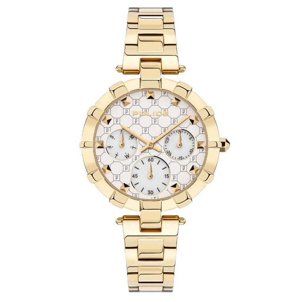 Police Gold Stainless Steel Watch