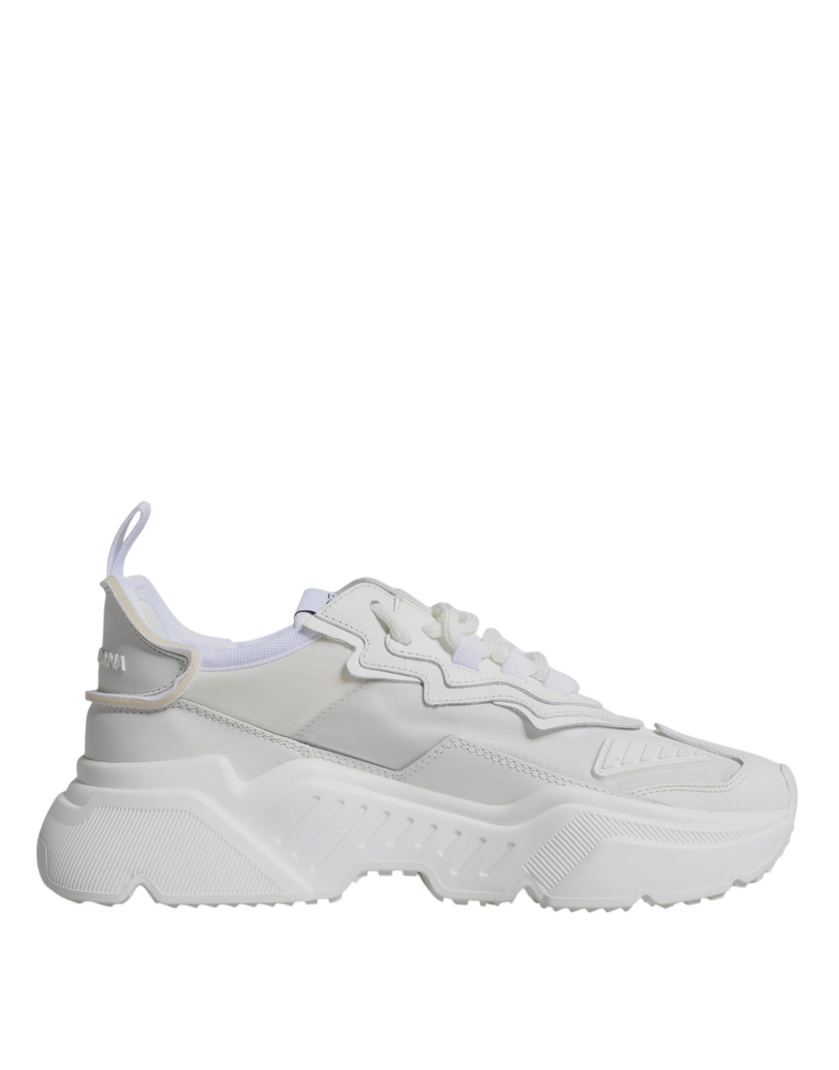 Dolce & Gabbana White Nylon Daymaster Low Top Sneakers Shoes