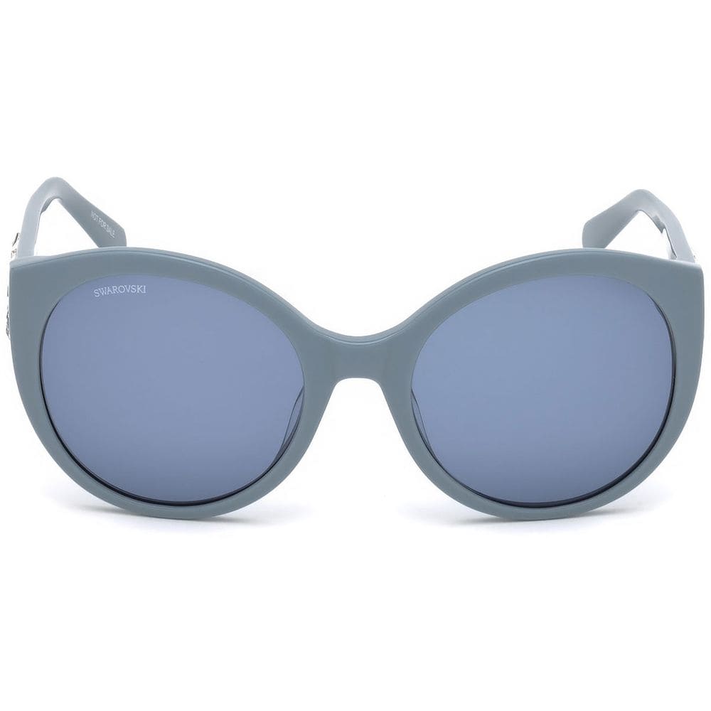 Swarovski Blue Plastic Sunglasses