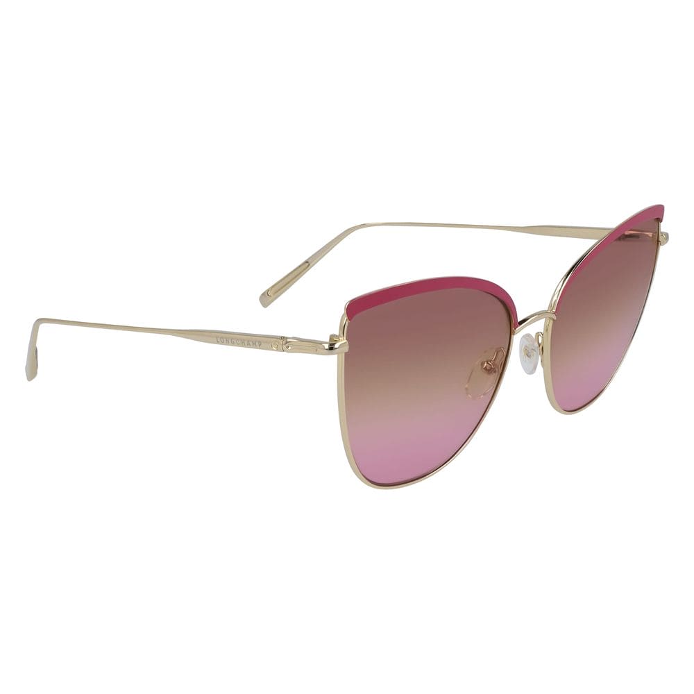 Longchamp Gold Metal Sunglasses