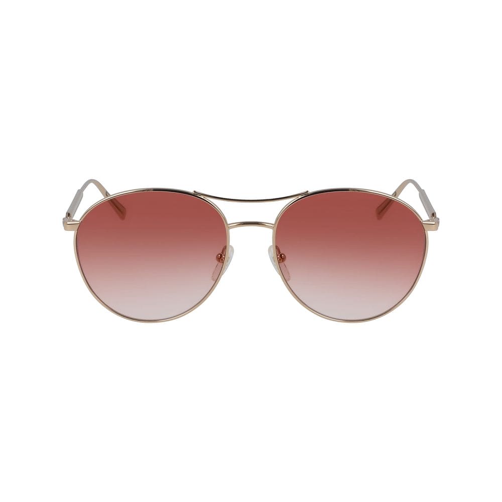 Longchamp Gold Metal Sunglasses