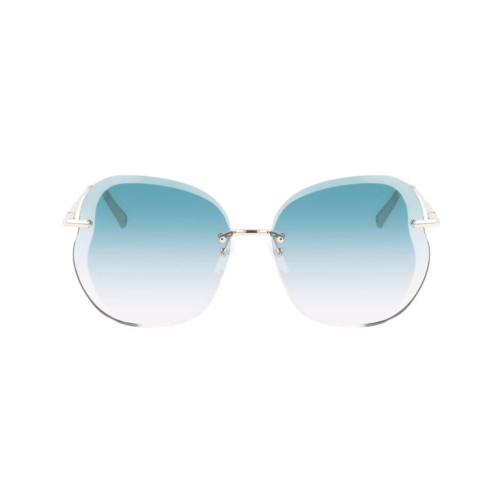 Longchamp Gold Metal Sunglasses