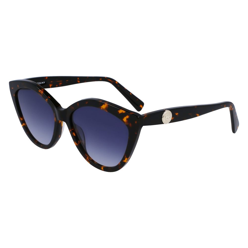 Longchamp Brown Acetate Sunglasses