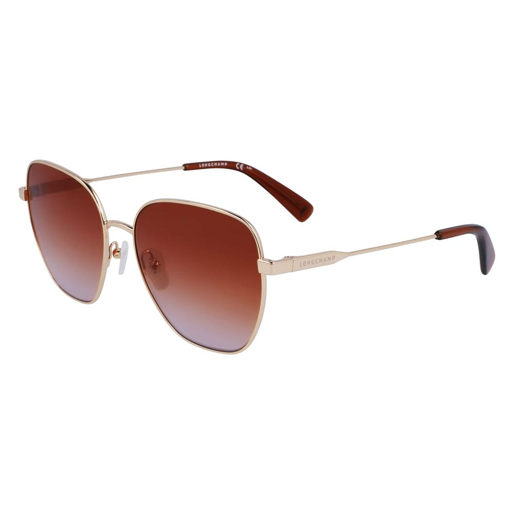 Longchamp Gold Metal Sunglasses