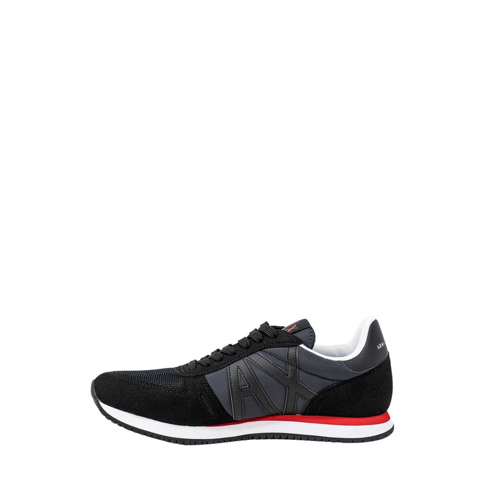 Armani Exchange Black Polyester Sneaker