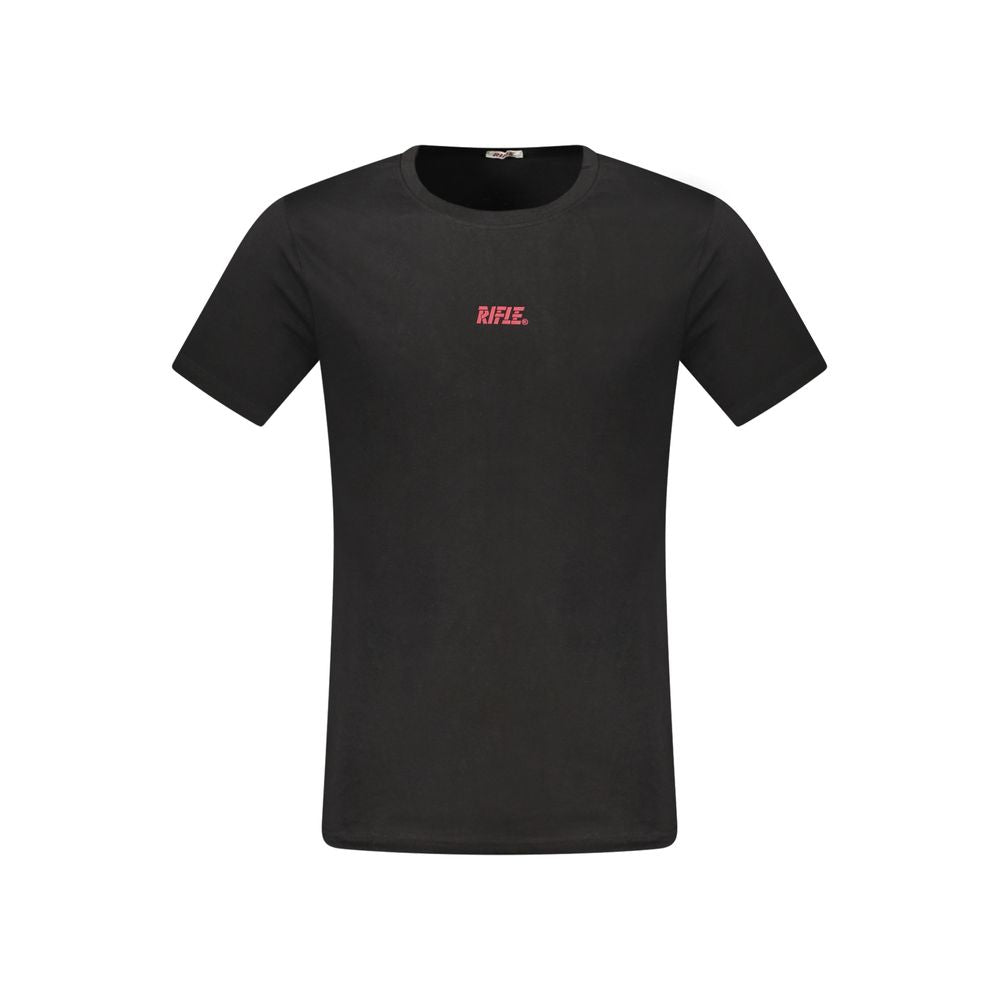 Rifle Black Cotton T-Shirt