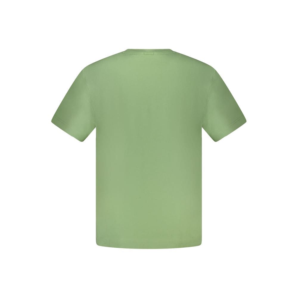 Hugo Boss Green Cotton T-Shirt