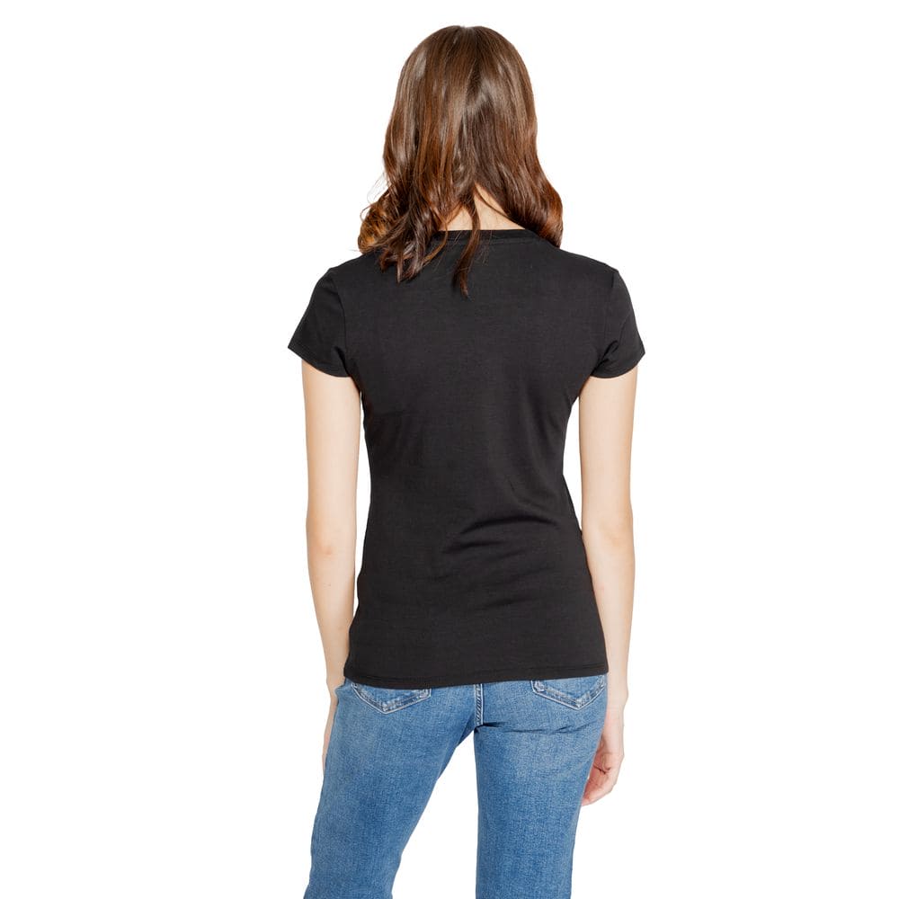 Armani Exchange Black Cotton Tops & T-Shirt