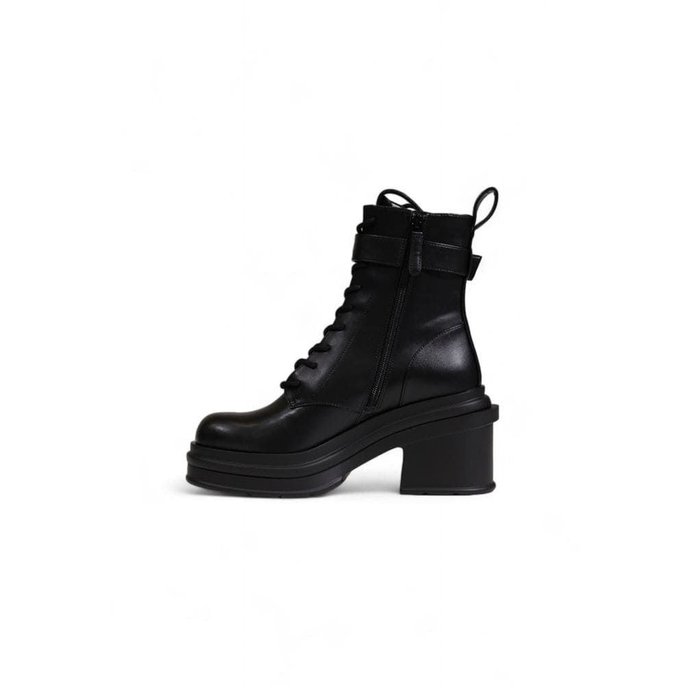 Armani Exchange Black Polyester Boot