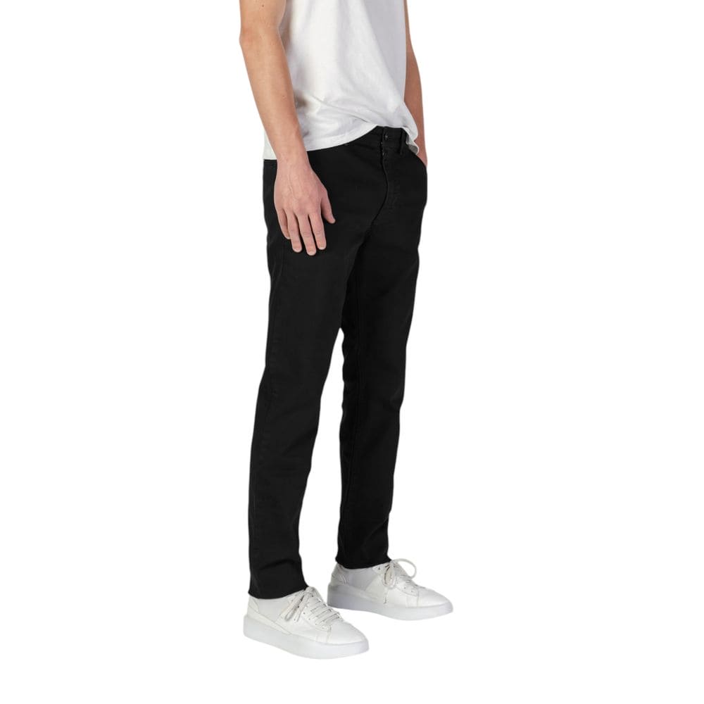 Hugo Boss Black Cotton Jeans & Pant