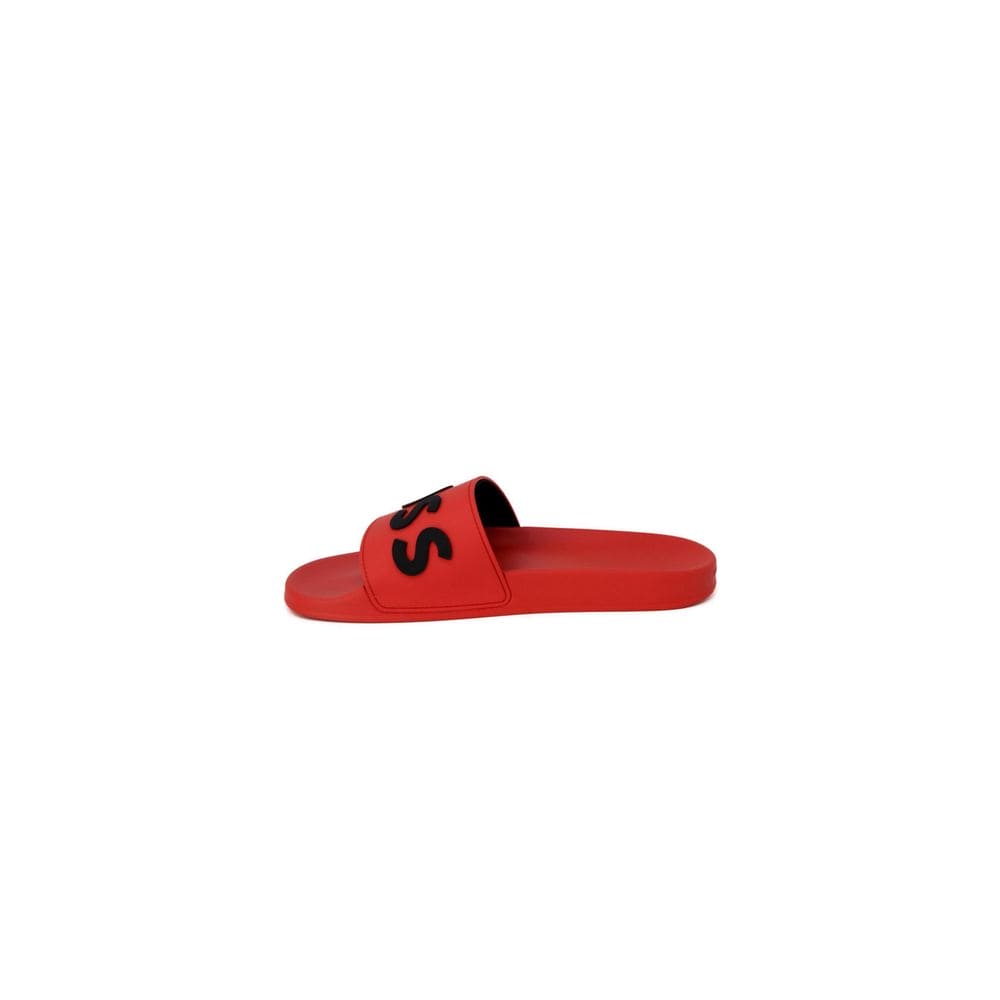 Hugo Boss Red Polyethylene Sandal